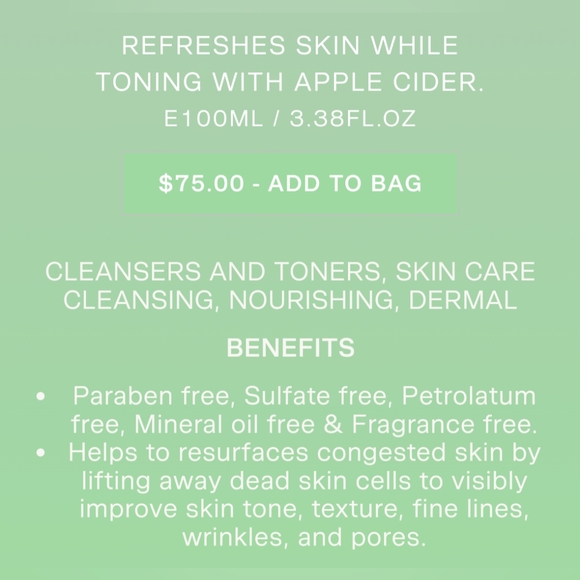 DERMALACTIVES Apple Cider Toning Spray - Picture 3 of 16